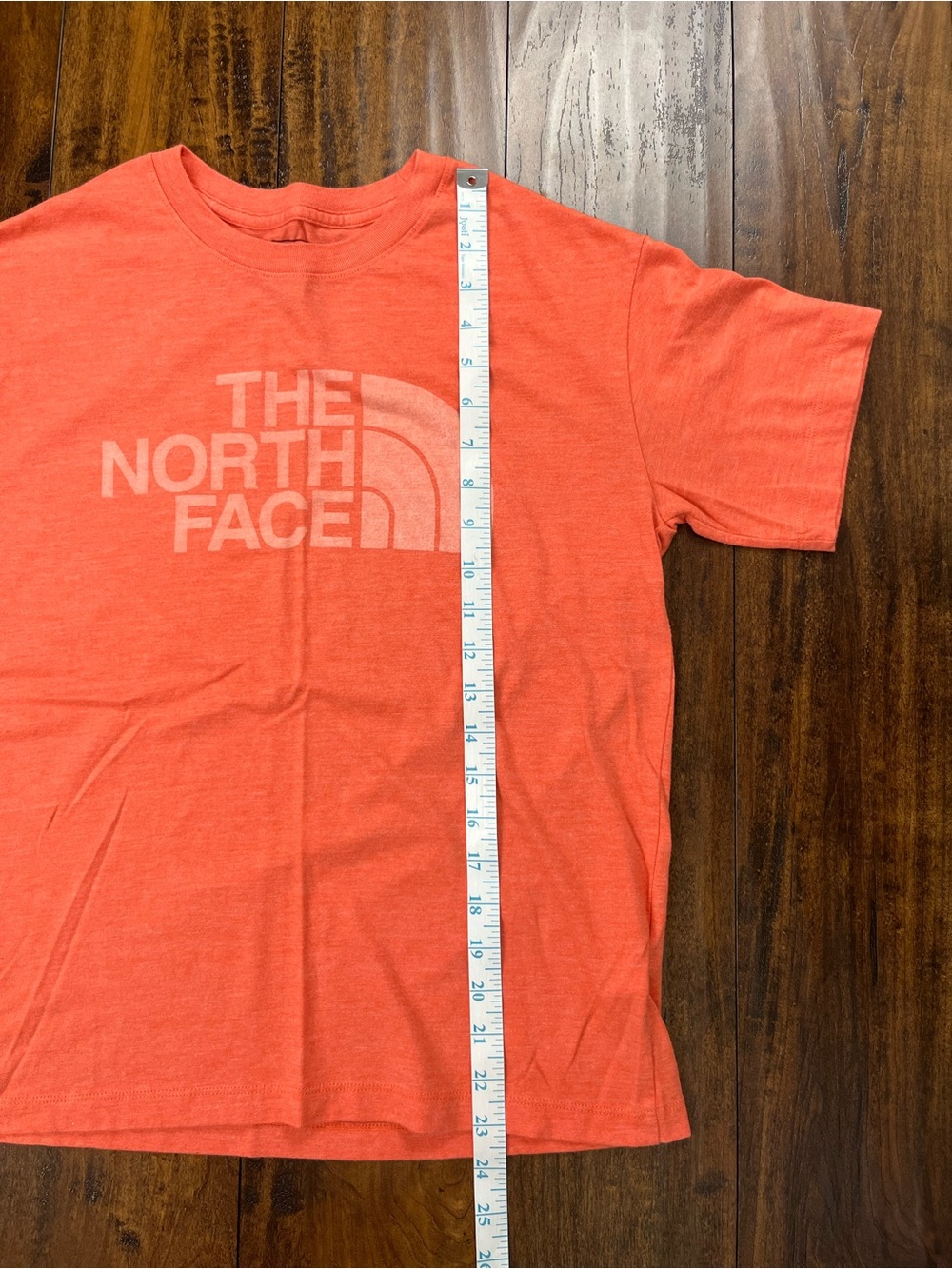 The North Face Orange Half Dome Graphic Logo Circular Design Tee Women’s Small. - Picture 5 of 8